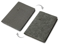 Портфолио двустороннее Felt А5, серое фото