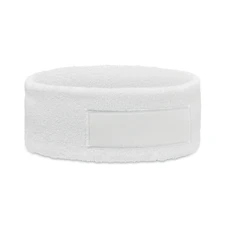 Повязка на голову из поликоттона, белая фото