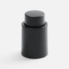 Пробка для вина Bubbly, черная фото