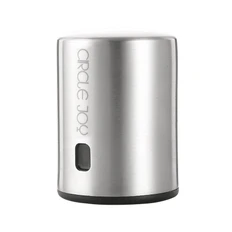 Пробка для винных бутылок Circle Joy Mini Stopper, серебряная фото