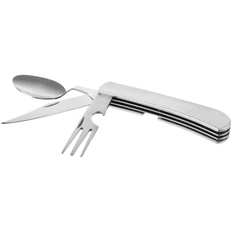 Прибор походный складной столовый Campsite Fold, серебристый фото