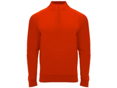 Пуловер с воротом на молнии детская Roly Epiro, красный фото
