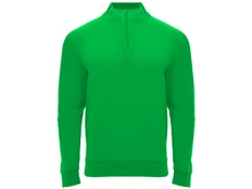 Пуловер с воротом на молнии детская Roly Epiro, зеленый фото