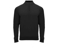 Пуловер с воротом на молнии Roly Epiro, черный фото