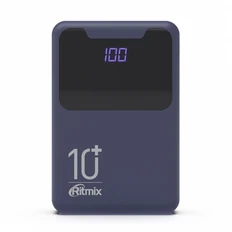 Внешний аккумулятор Ritmix RPB 10005, 10000 mAh, синий фото