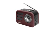 Радиоприемник-колонка Ritmix RPR-033, коричневый фото