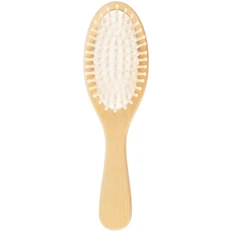 Расческа массажная овальная Vihri, бежевая фото