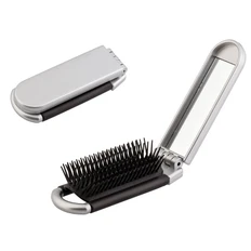 Расческа с Зеркальцем, серебристый фото