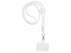 Ремешок на шею для телефона «Нэко», белый фото