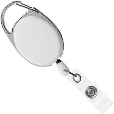 Ретрактор Access New с карабином, белый фото