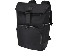 Рюкзак для ноутбука 15″ с откидным верхом из переработанного материала Rhine, черный фото