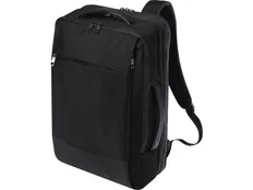 Рюкзак расширяемый для ноутбука 17'' из переработанных материалов Expedition Pro, черный фото