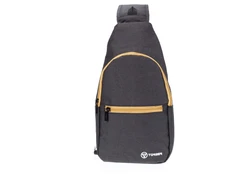 Рюкзак с одним плечевым ремнем Torber, черный / бежевый фото