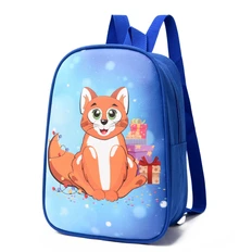 Рюкзак со сладостями «Кот», классика, 1500 гр, синий фото