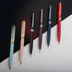 Ручка шариковая металлическая B1 Royalty, бежевая / золотая фото