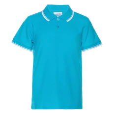 Рубашка поло детская Stan 04TJ, бирюзовая фото