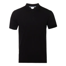 Рубашка поло хлопковая Stan 05, 200 гр/м2, черная фото