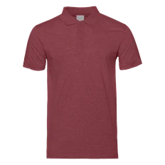 Рубашка поло из хлопка и эластана, 200 гр/м2, бордовая фото