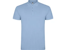 Рубашка поло мужская Roly Star, голубая фото