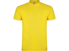 Рубашка поло мужская Roly Star, желтая фото