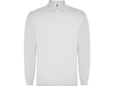 Рубашка-поло мужская с длинным рукавом Carpe, белая фото