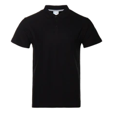 Рубашка поло мужская Stan 04, 185 гр/м2, черная фото