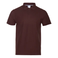 Рубашка поло мужская Stan 04, 185 гр/м2, коричневая фото