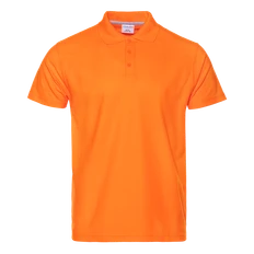 Рубашка поло мужская Stan 04, оранжевая фото