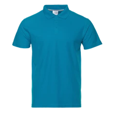 Рубашка поло мужская Stan 04, ярко-голубая фото