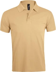 Рубашка поло мужская Sol's Prime Men, бежевая фото