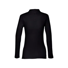 Рубашка поло женская с длинным рукавом TH Clothes Bern Women 210, черная фото
