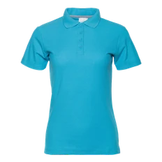 Рубашка поло женская Stan 04WL, 185 гр/м2, бирюзовая фото