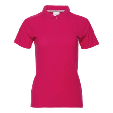 Рубашка поло женская Stan 04WL, ярко-розовая фото