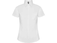 Рубашка женская с коротким рукавом Roly Sofia, белая фото