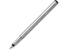 Ручка перьевая металлическая Parker Vector Standard Stainless Steel CT, серебряная фото