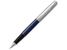 Ручка перьевая Parker Jotter Royal, M, темно-синяя / серебристая фото