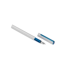 Ручка перьевая Pininfarina PF One Silver Blue, серебряная / синяя фото