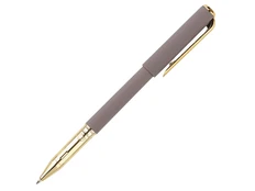 Ручка пластиковая шариковая Bruno Visconti Parliament, серая / золотая фото