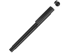 Ручка-роллер из экопластика Uma Recycled Pet Pen Pro R, черная фото