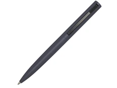 Ручка шариковая из переработанного алюминия Juana, синие чернила, серая фото