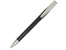 Ручка шариковая из переработанного пластика Marksman Ana, черная фото