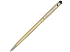 Ручка шариковая Ore, синие чернила, бежевая фото