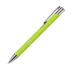 Ручка шариковая металлическая Alpha, салатовая фото