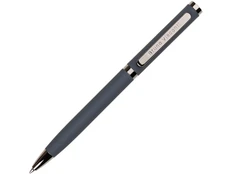 Ручка шариковая металлическая Bruno Visconti Firenze, soft-touch, темно-серая фото