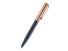 Ручка шариковая металлическая Bruno Visconti Napoli, синяя / золотистая фото