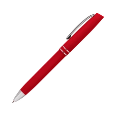 Ручка шариковая металлическая Consul, красная фото
