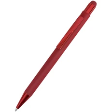Ручка шариковая металлическая Elysia, soft-touch, красная фото