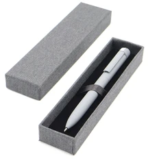 Ручка шариковая металлическая Espada в коробке Collin, серая фото