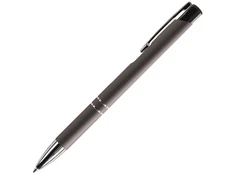 Ручка шариковая металлическая Family Melan, soft touch, серая фото