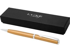 Ручка шариковая металлическая Luxe City Twilight, оранжевая фото